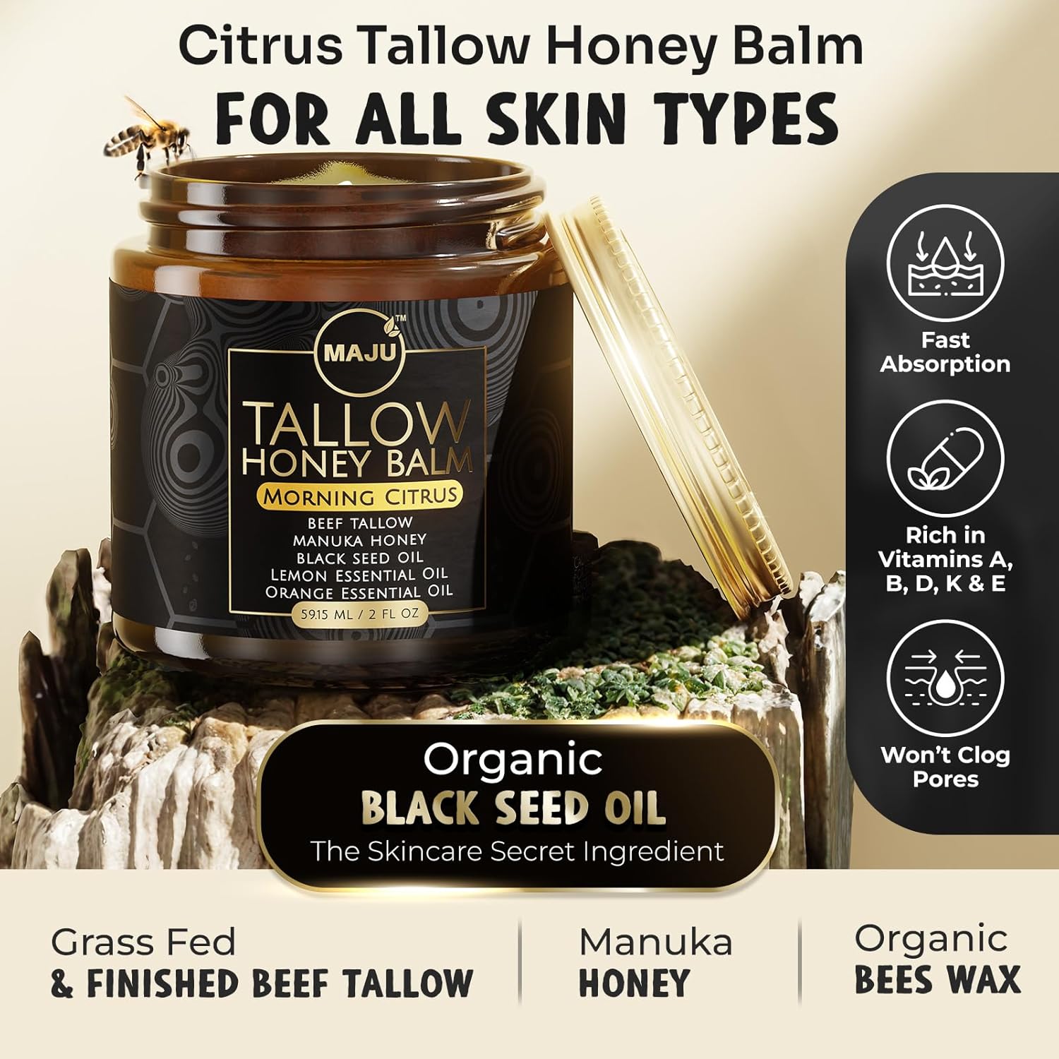 Citrus Glow Honey Balm